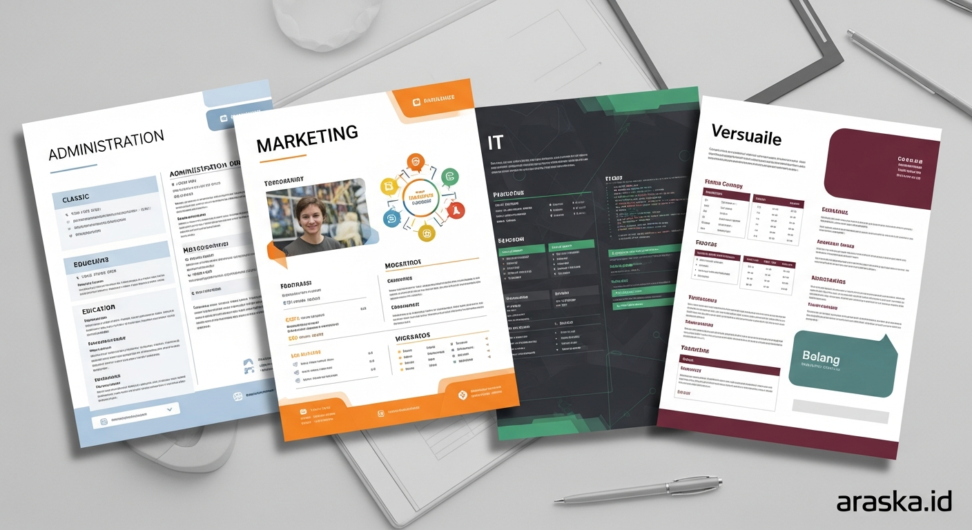 Contoh CV Lamaran Kerja untuk Berbagai Bidang: Admin, Marketing, IT, dan Lainnya