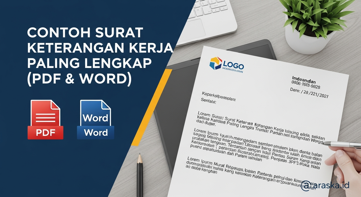 Contoh Surat Keterangan Kerja Paling Lengkap (PDF & Word)