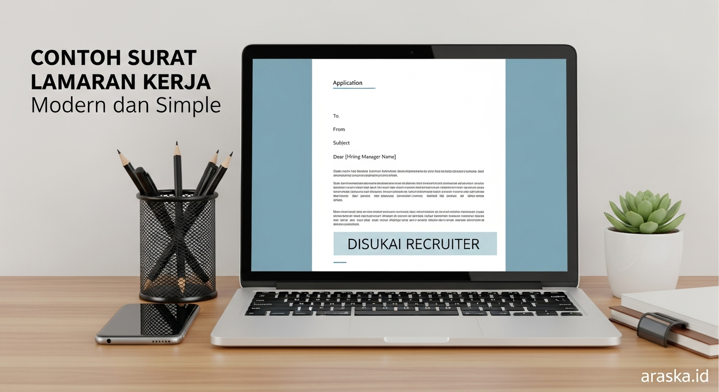 Contoh Surat Lamaran Kerja Modern dan Simple yang Disukai Recruiter