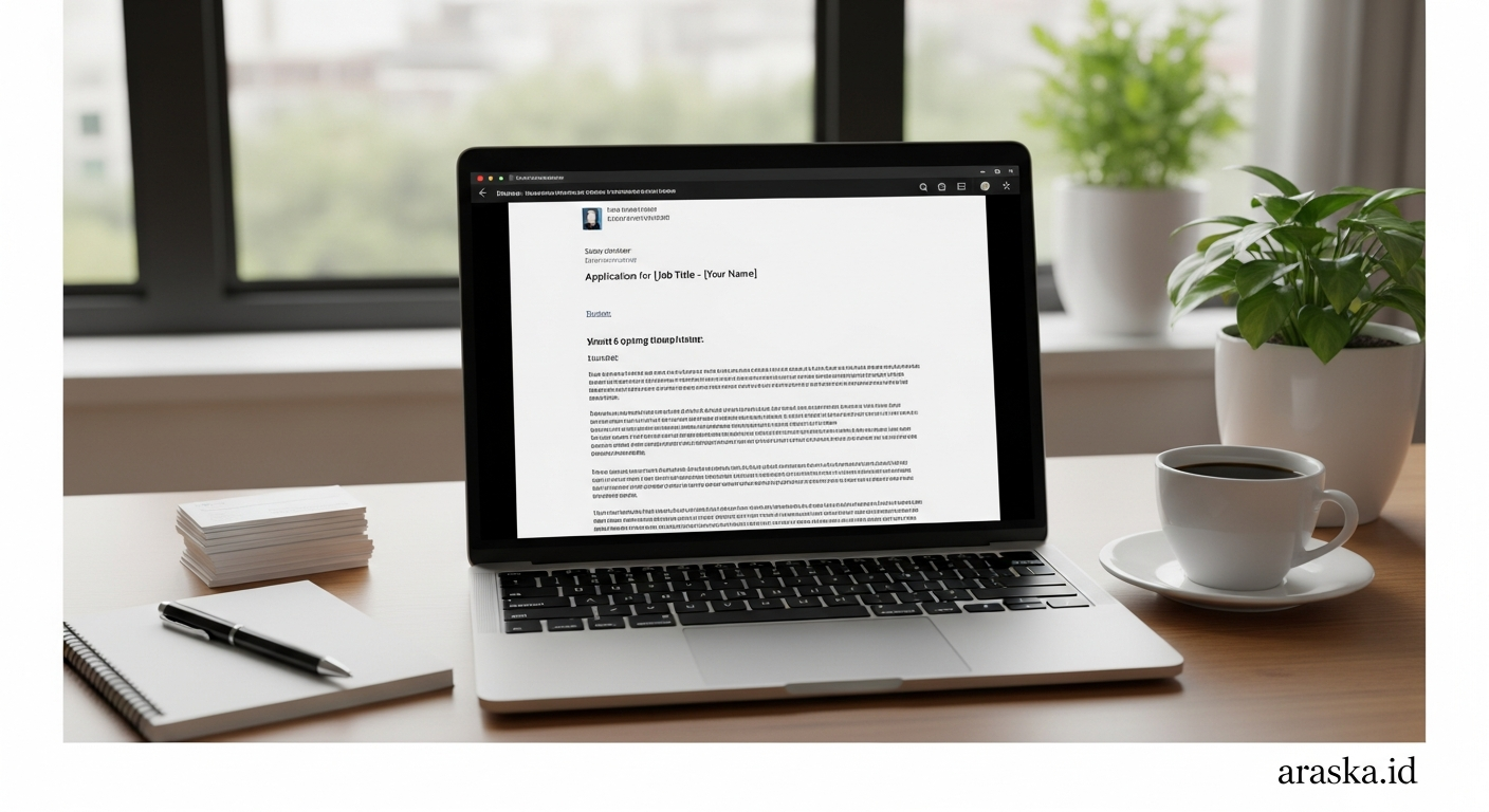 Contoh Surat Lamaran Kerja via Email yang Menarik Perhatian Rekruter