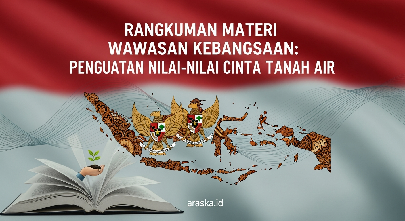 Rangkuman Materi Wawasan Kebangsaan: Penguatan Nilai-Nilai Cinta Tanah Air