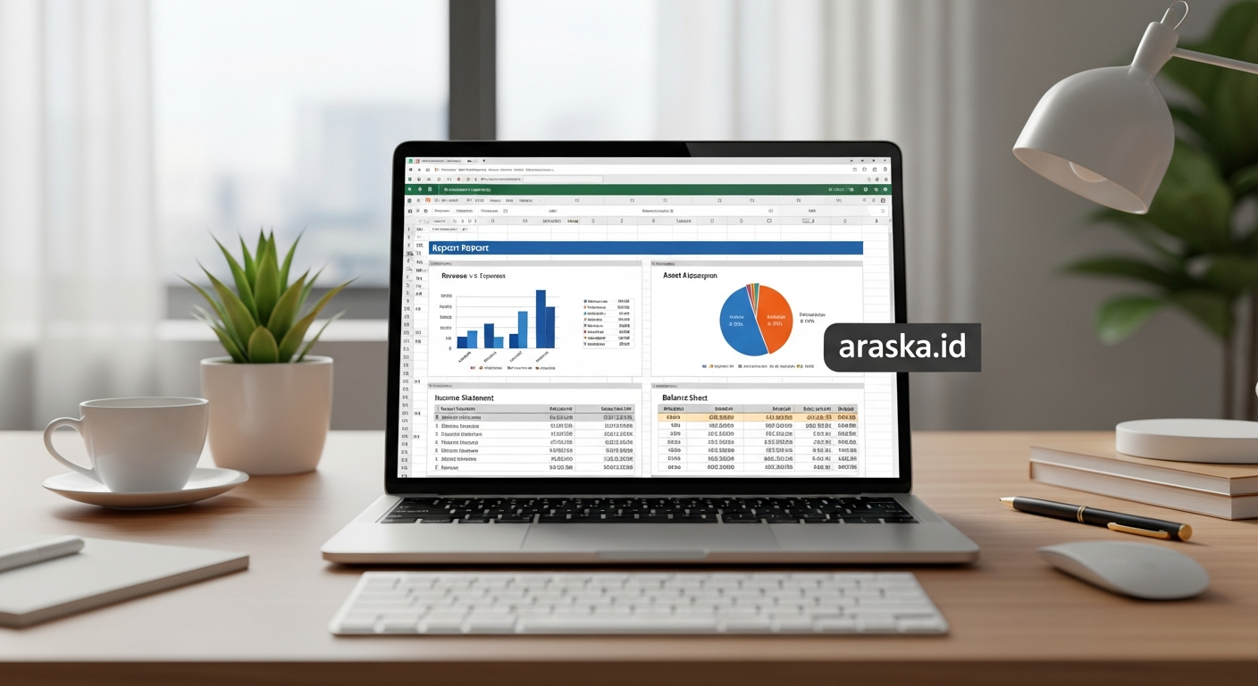 Rekomendasi Template Excel Laporan Keuangan Gratis dan Mudah Digunakan