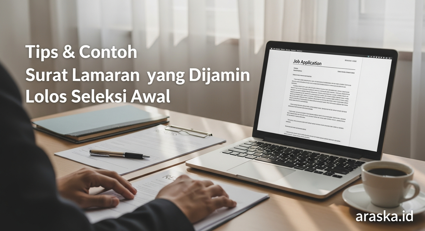 Tips & Contoh Surat Lamaran Kerja yang Dijamin Lolos Seleksi Awal