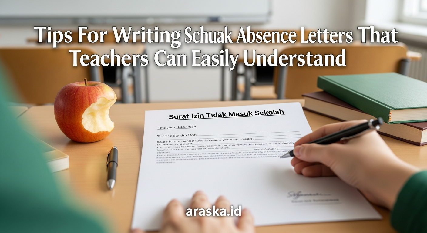 Tips Membuat Surat Izin Sekolah agar Guru Mudah Memahami Alasan Ketidakhadiran