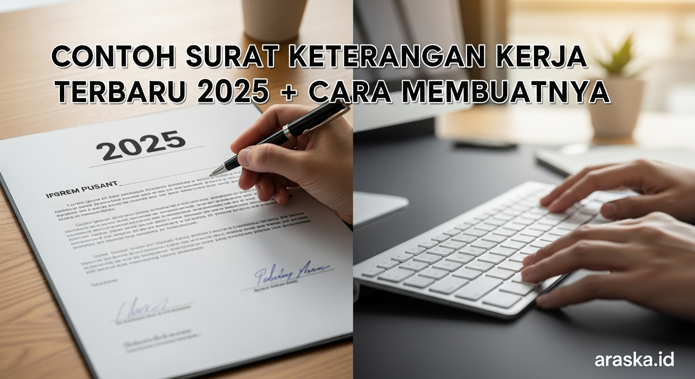Contoh Surat Keterangan Kerja Terbaru 2025 + Cara Membuatnya