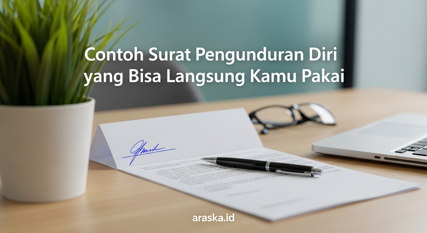 Contoh Surat Pengunduran Diri yang Bisa Langsung Kamu Pakai