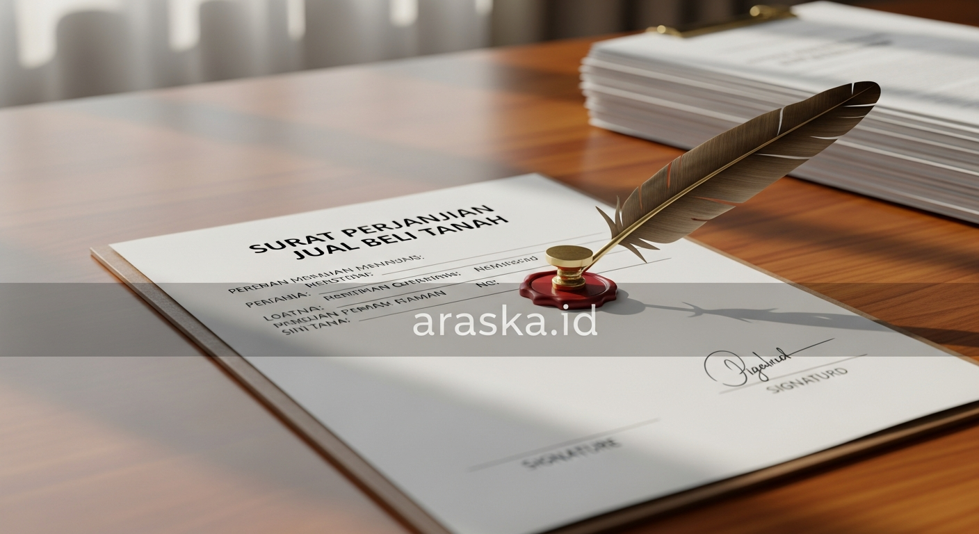 Contoh Surat Perjanjian Jual Beli Tanah yang Baik dan Benar Beserta Cara Membuatnya