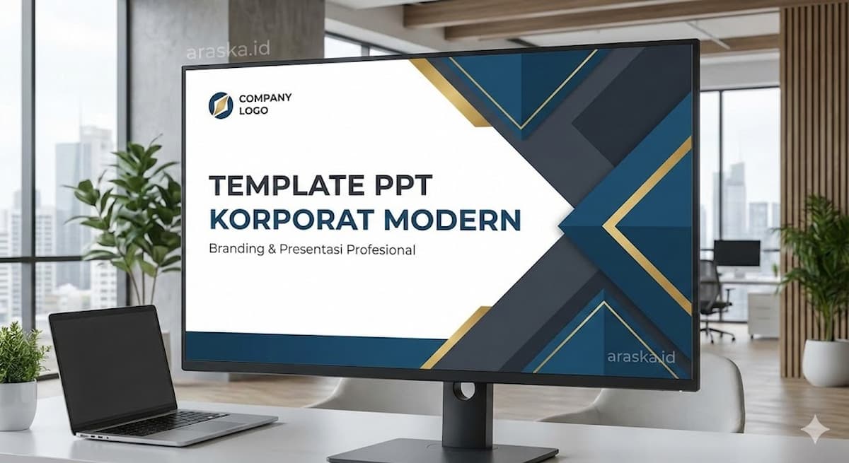 Template PPT Corporate Modern untuk Branding Perusahaan: Kunci Presentasi Profesional di Era Bisnis Modern
