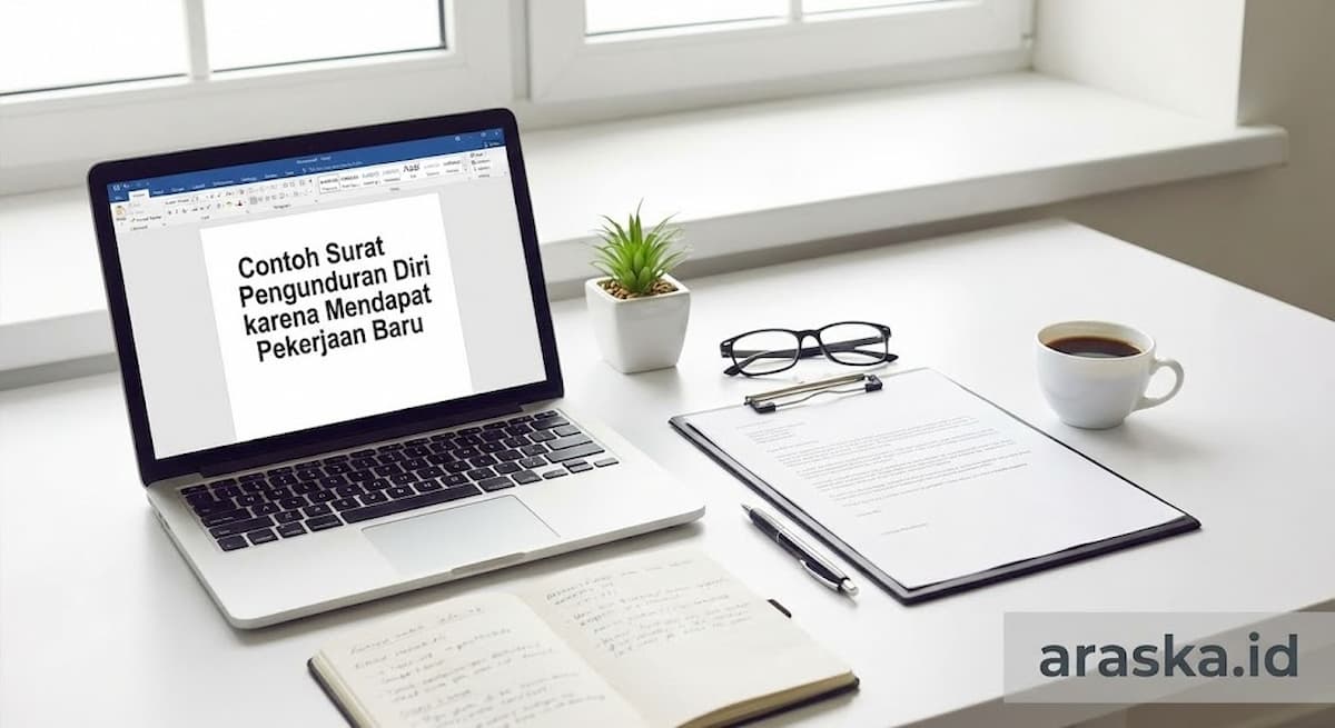 Contoh Surat Pengunduran Diri karena Mendapat Pekerjaan Baru