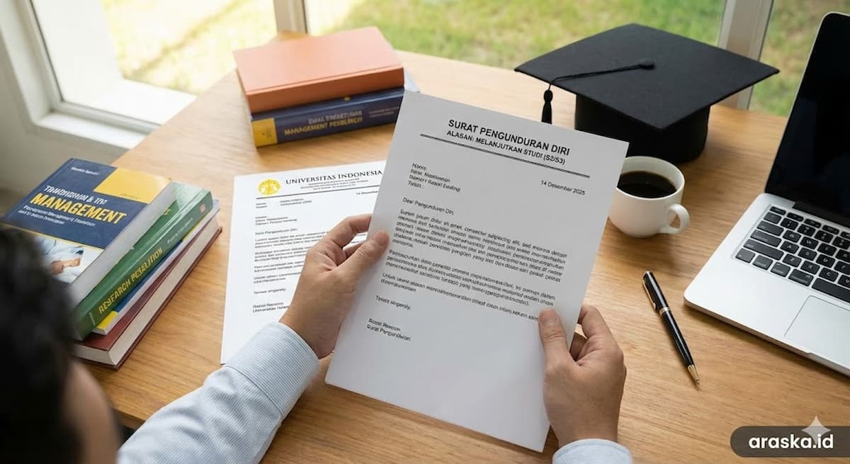 Contoh Surat Pengunduran Diri Kerja karena Melanjutkan Studi