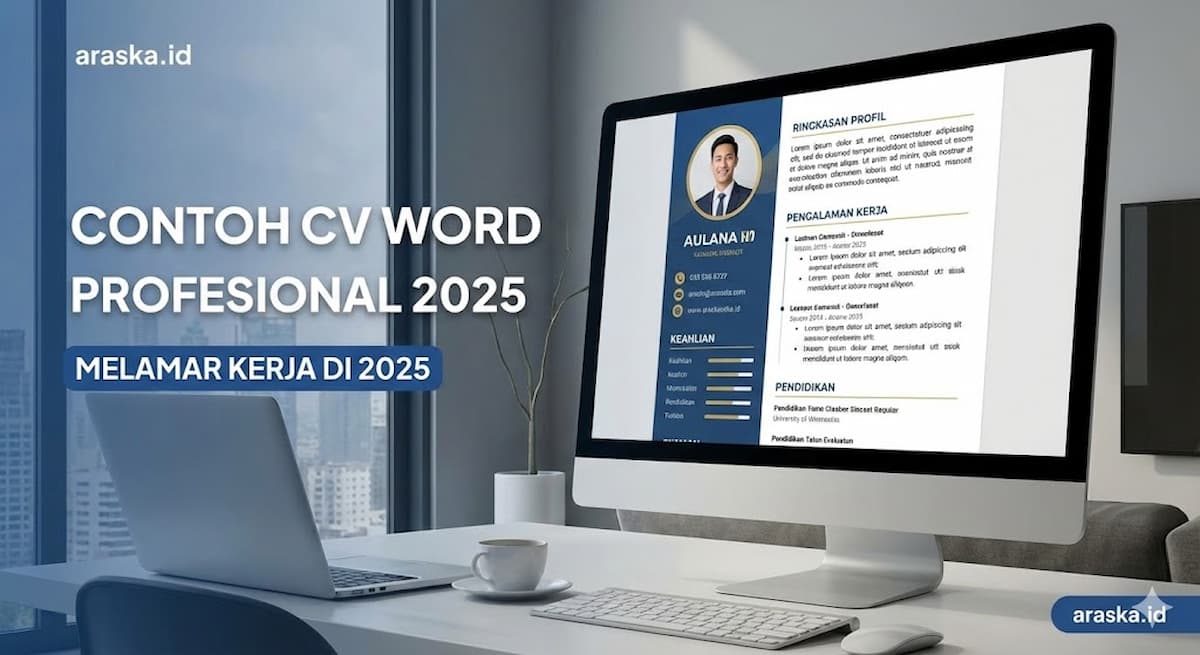 Contoh CV Word yang Baik dan Benar untuk Melamar Kerja di 2025