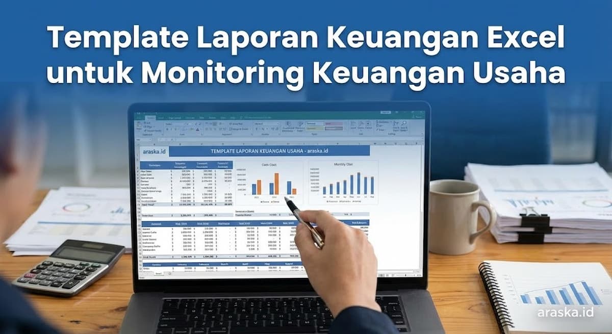 Template Laporan Keuangan Excel untuk Monitoring Keuangan Usaha
