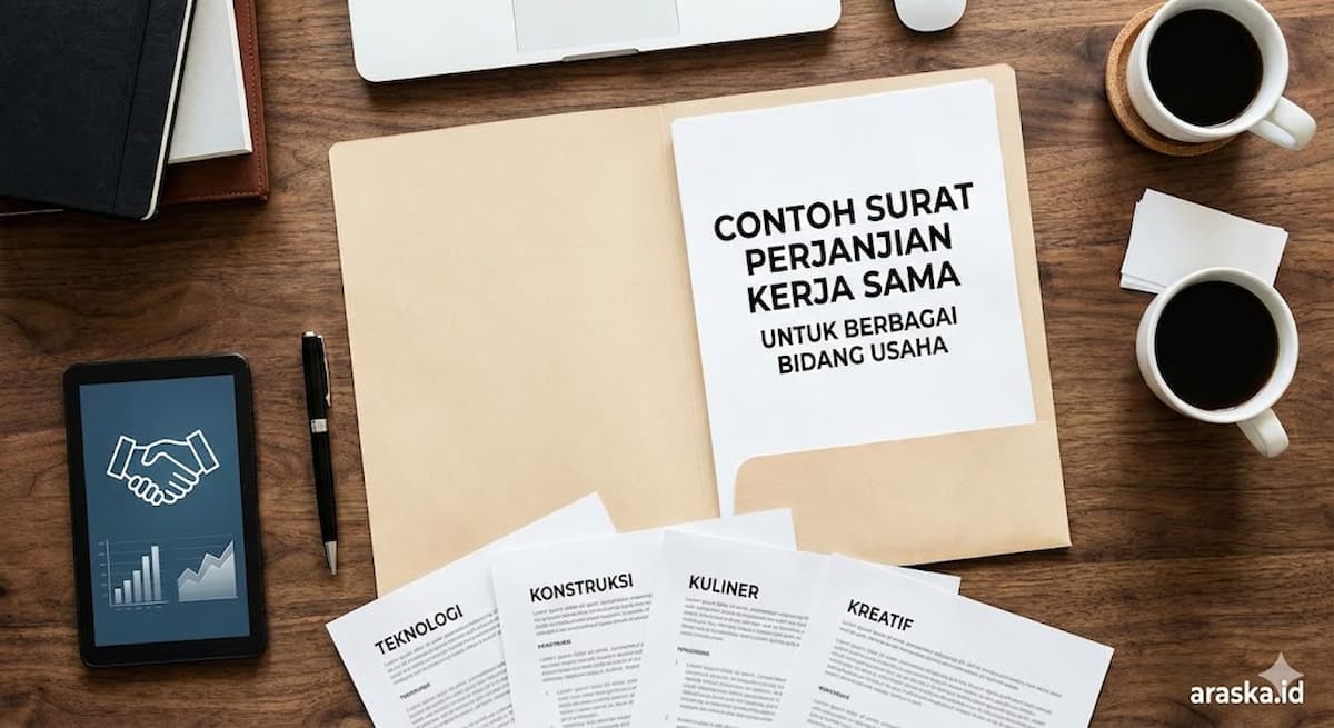 Contoh Surat Perjanjian Kerja Sama untuk Berbagai Bidang Usaha