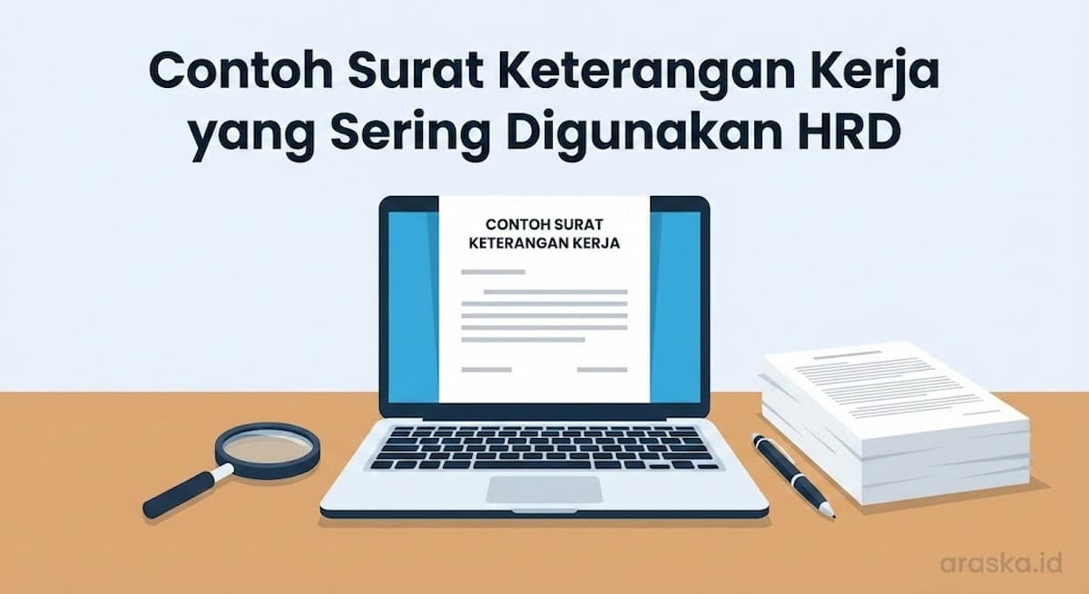 Contoh Surat Keterangan Kerja yang Sering Digunakan HRD