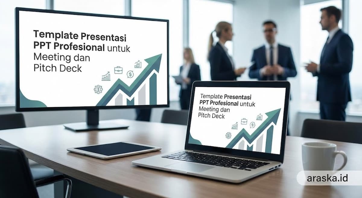 Template Presentasi PPT Profesional untuk Meeting dan Pitch Deck