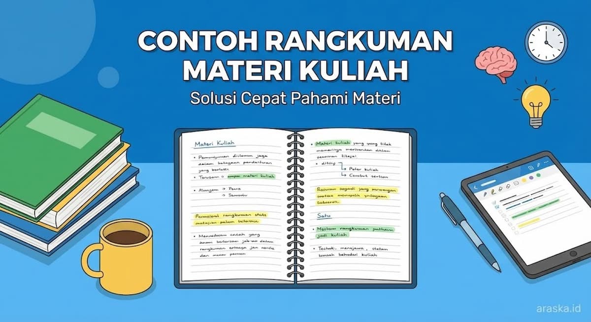 Contoh Rangkuman Materi Kuliah: Solusi Cepat Pahami Materi