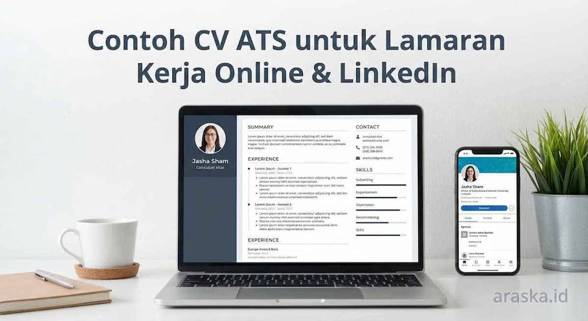 Contoh CV ATS untuk Lamaran Kerja Online & LinkedIn