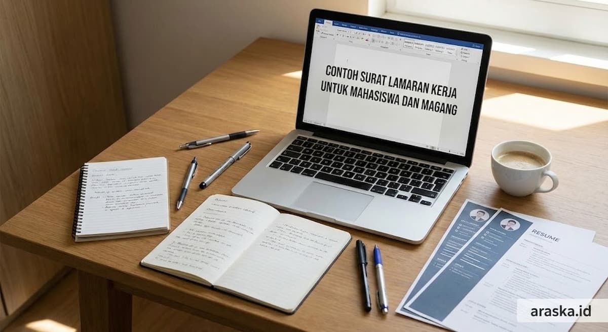 Contoh Surat Lamaran Kerja untuk Mahasiswa dan Magang